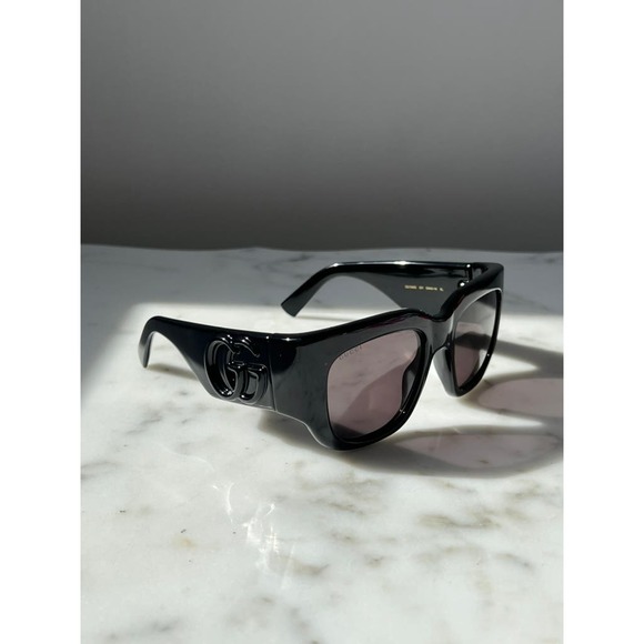NEW Gucci GG1545S Black Thick Rim Marmont Sunglasses - Picture 6 of 11